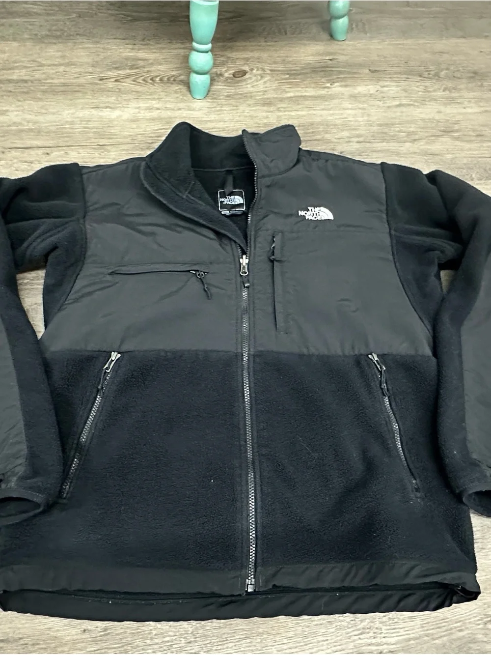 The North Face Denali Black Lightweight Fleece Jacket men’s medium